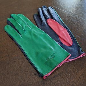 Vintage Longchamp Leather Gloves Size 6 1/2